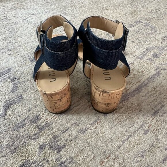 Unisa Size 8 Denim Heels - Picture 3 of 3